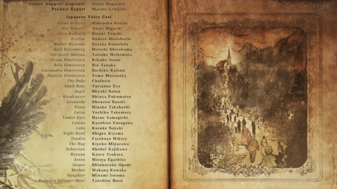Resmi! Inilah Para Seiyuu Resident Evil 8 Part 2