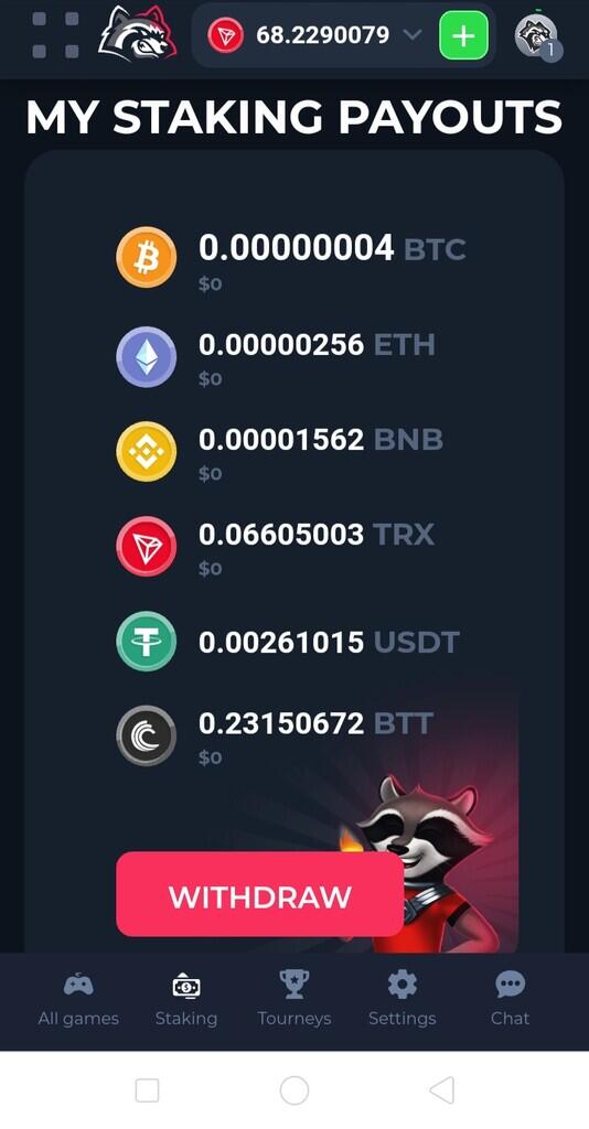 i-gaming ini kasih free bnb btc cashback staking jg