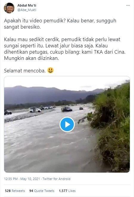 Bagi Tips Mudik, Tokoh Muhammadiyah Sarankan Ngaku TKA China