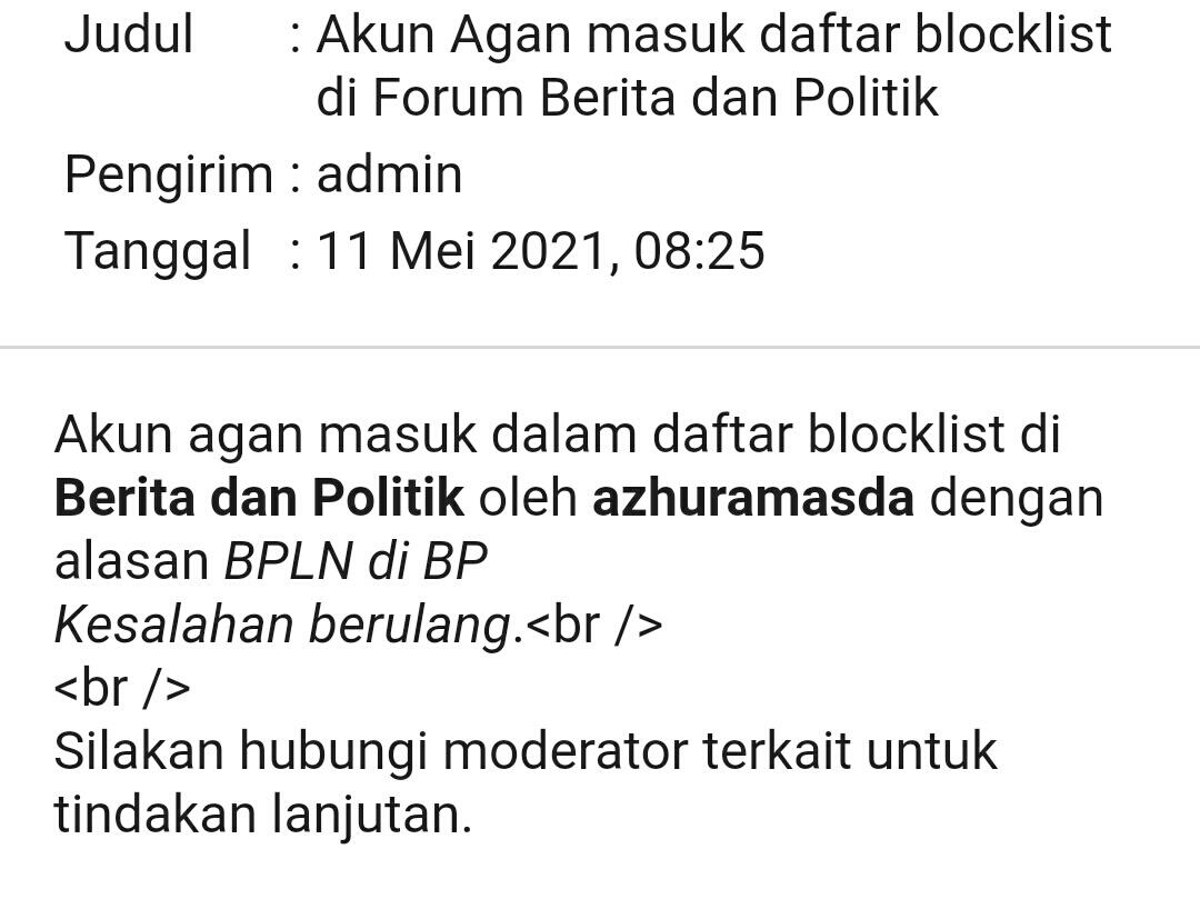 Blocklist