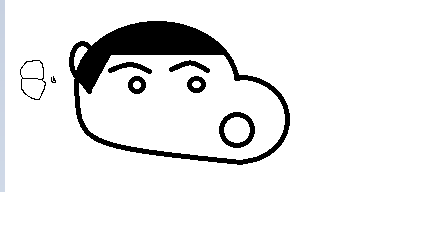 Cara mengambar karakter Shinchan