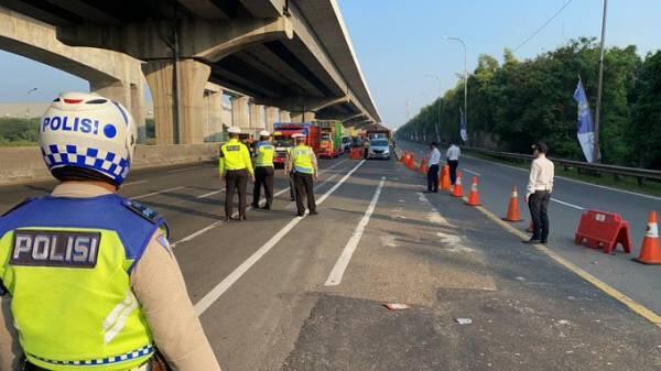 H-1 Lebaran, Tol Jakarta-Cikampek dan Tol Jakarta -Tangerang Terpantau Lengang