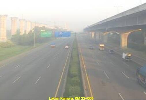 H-1 Lebaran, Tol Jakarta-Cikampek dan Tol Jakarta -Tangerang Terpantau Lengang