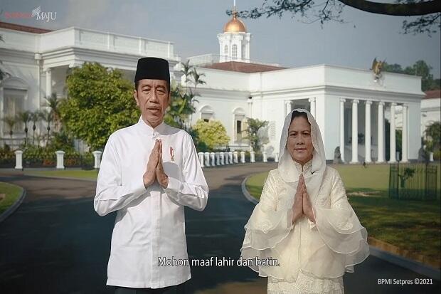 Ucapkan Selamat Idul Fitri, Jokowi: Momentum untuk Bangkit dan Menang Lawan Covid-19
