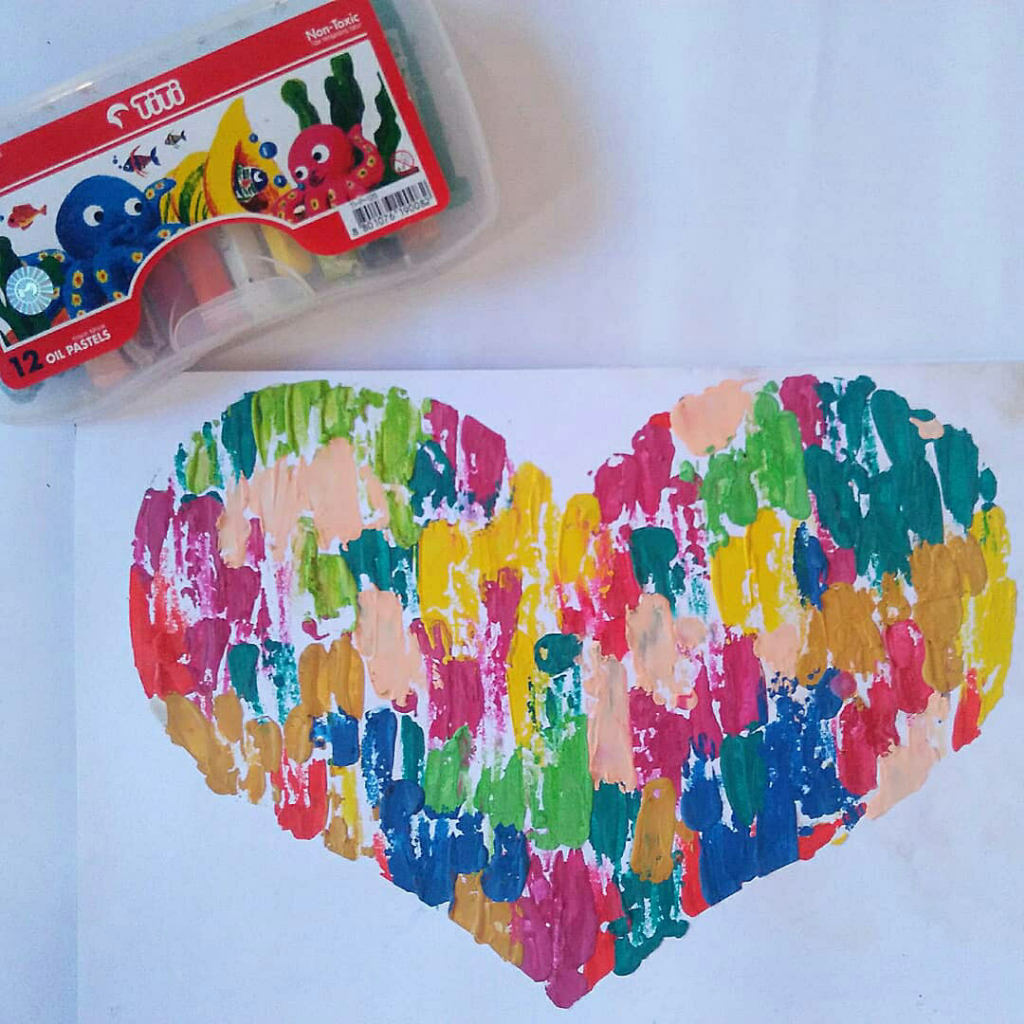 Crayon Bekas? Buat Lukisan Aja