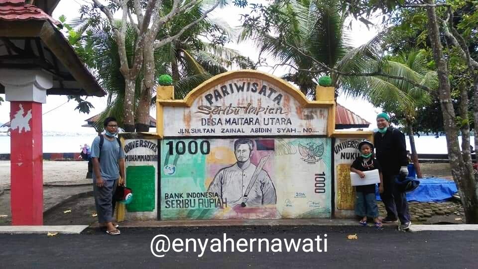 Maitara, Pulau Cantik di Uang Seribu Kertas