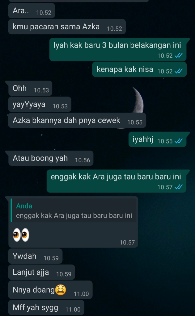 Lanjutan Bersama Tanpa Rasa bab 2