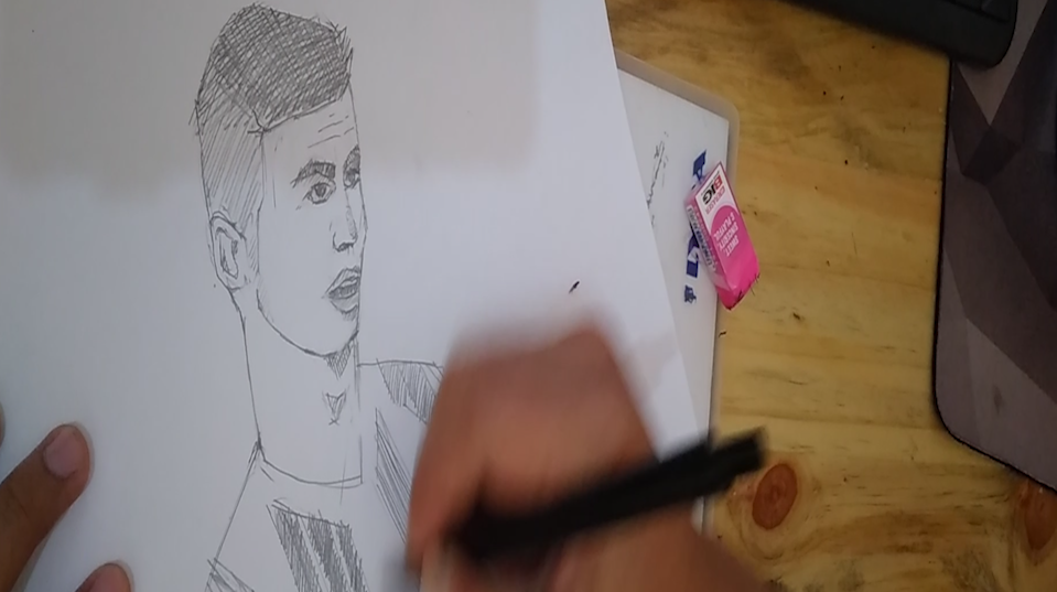 Ini Dia Tips & Trik Menggambar Karakter Orang (Ronaldo) Kartun, Pemula Wajib Masuk!