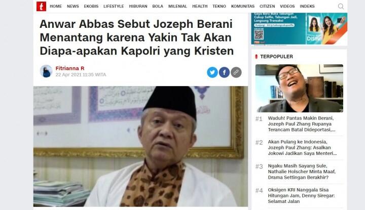 Ketua Muhammadiyah Kritik Ngabalin yang Bilang Busyro Berotak Sungsang