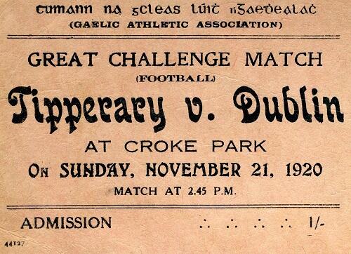 Minggu Berdarah di Dublin Irlandia pada tahun 1920