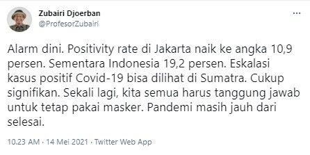 Satgas Covid-19 IDI Beri Peringatan Dini Angka Kasus Corona Indonesia Naik