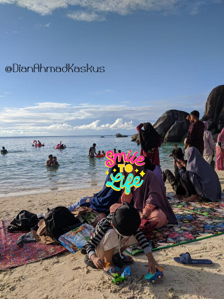 Pantai Tanjung Tinggi, Tempat Hati Merindu Di Saat Lebaran Tiba.