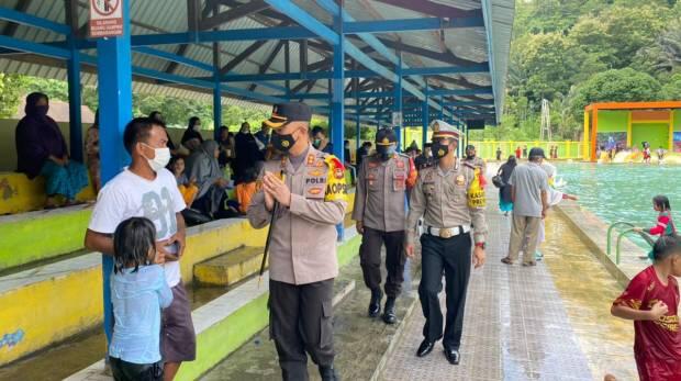 Pastikan Pelaksanaan Prokes, Kapolres Enrekang Pantau Langsung Tempat Wisata