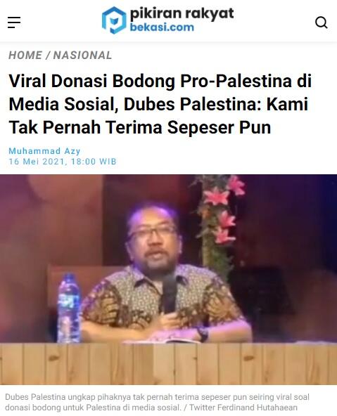 Ustadz Somad Galang Dana untuk Palestina, Ditanya Duit Kapal Selam