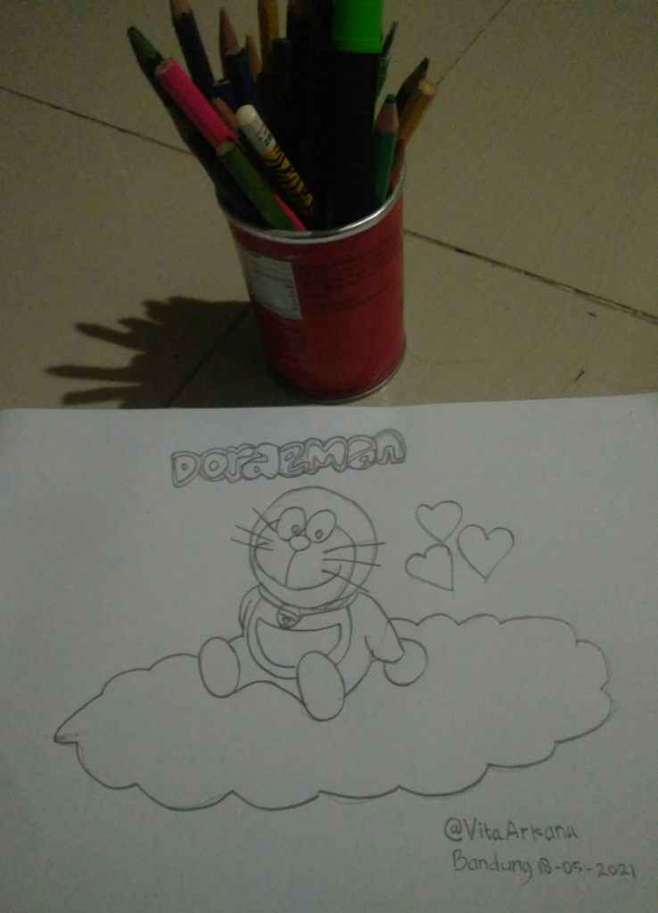 Berimajinasi dan Happy dengan Gambar Kartun Doraemon