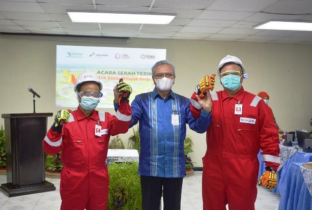PHE NSB Serahkan Wilayah Kerja B pada PT Pema Global Energi