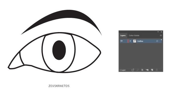 Tips Mudah Membuat Vektor Mata Menggunakan Adobe Illustrator
