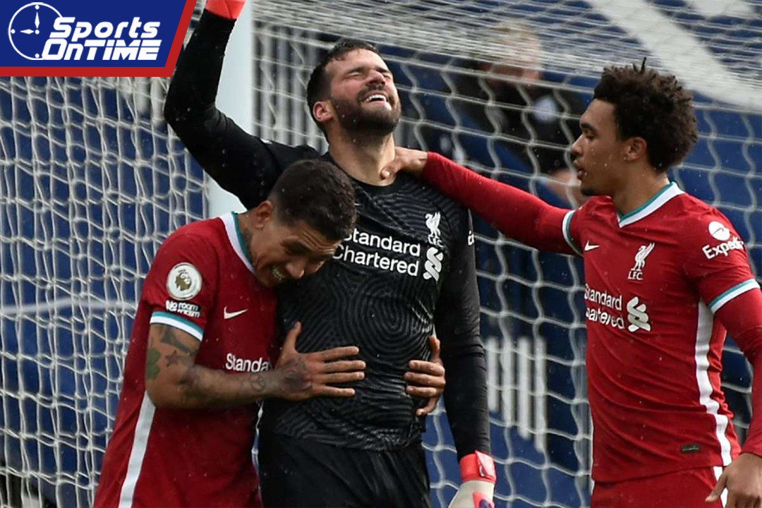 Alisson Becker terima pujian dari Neuer setelah cetak gol