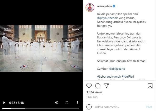 Wagub DKI Minta Maaf soal Video Paduan Suara di Ruang Utama Masjid Istiqlal