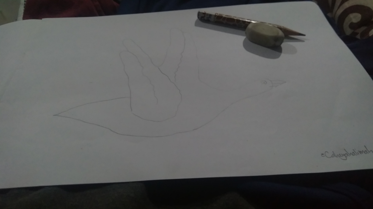 Menggambar Karakter Fabel dengan Menjiplak Jari Tangan, Begini Caranya!