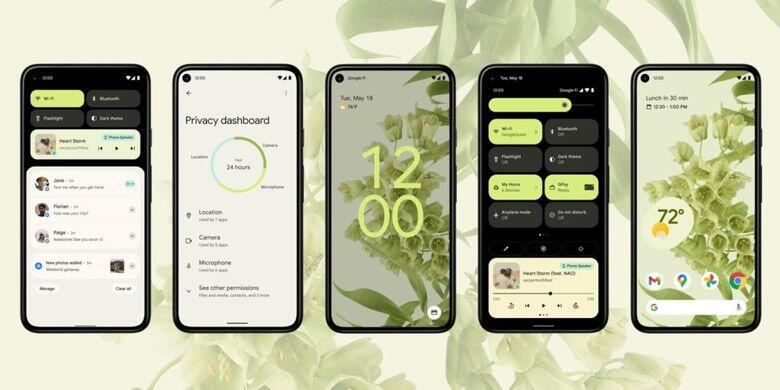 Android 12 Resmi meluncur , Handphone agan akan lebih canggih dengan fitur terbarunya