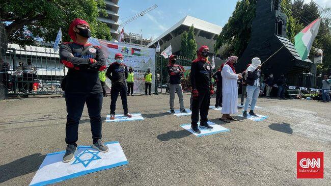 Demo Buruh di Daerah Kecam Serangan Israel ke Palestina