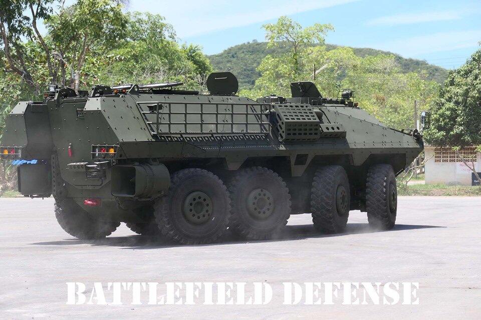 Panus R600 8x8 - Kendaraan Tempur Amfibi Buatan Negeri Gajah Putih