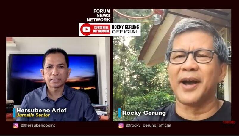 Bandingkan Era Jokowi, Rocky Gerung: Saya Lebih Hormati Otoritarian Orba