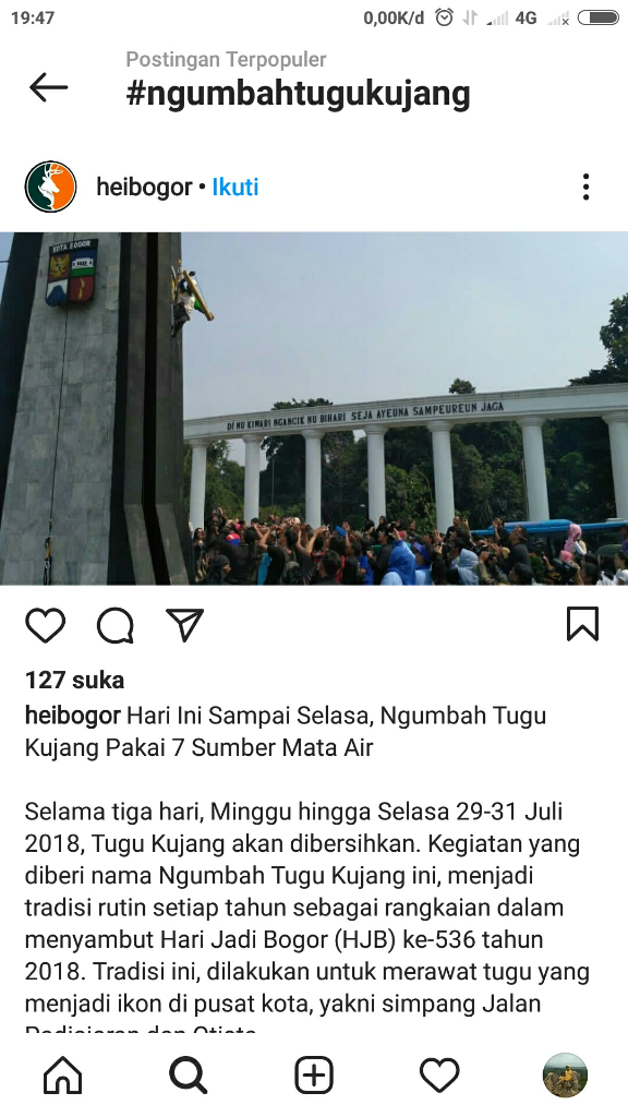 Tradisi 'Ngumbah Kujang' Di Kota Bogor