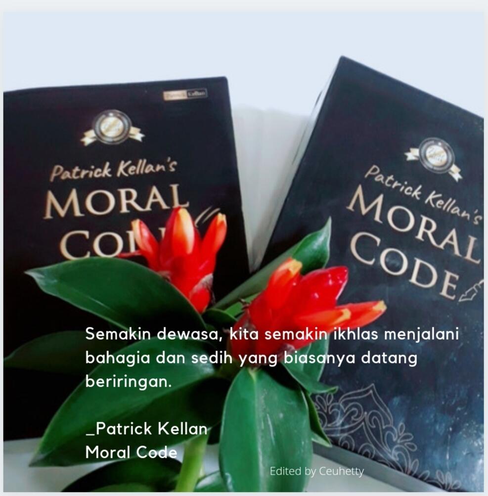 Review Buku : PATRICK KELLAN'S Moral Code Black Cover, The Magic Of The Book