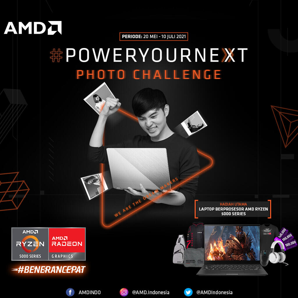 Yuk Ikutan #PowerYourNext Photo Challenge! Ada Hadiah Laptop Loh Gan!