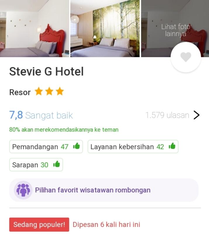 Stevie G Hotel, Hotel Pertama di Bandung yang Mengusung Konsep Kamar Tematik