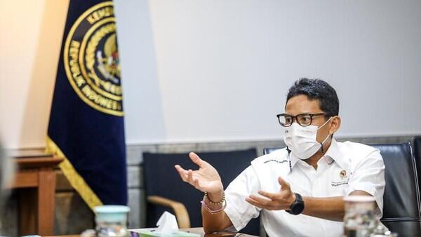 Top 3 Kinerja Menteri Versi Survei Puspoll: Sandiaga, Risma, Erick