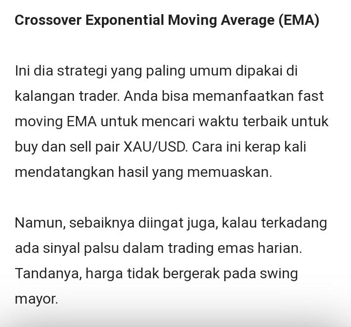 Trading Emas Pilihan Saya untuk Saat Ini