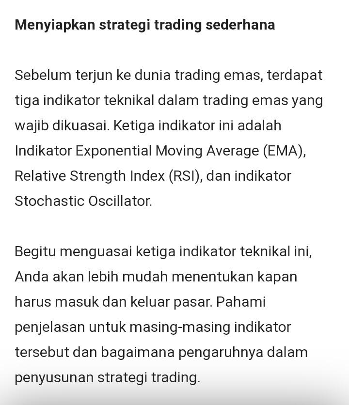 Trading Emas Pilihan Saya untuk Saat Ini