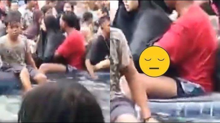 Pegang TT Di Tempat Publik, Aksi Mesum Pelajar Di Kolam Renang, Apakah Akan Ditahan? 