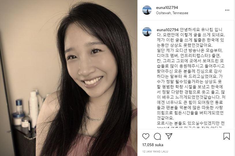 Eks Member The Ark Euna Kim Umumkan Rencana Nikah dan Mundur dari Industri Kpop