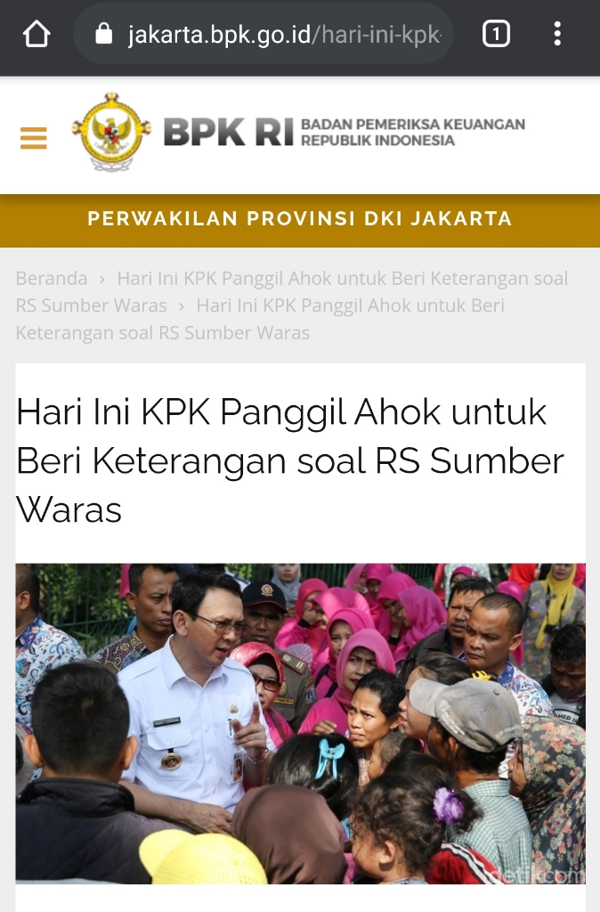 KPK Panggil Kepala BPKD DKI Terkait Kasus Korupsi Pembelian Lahan