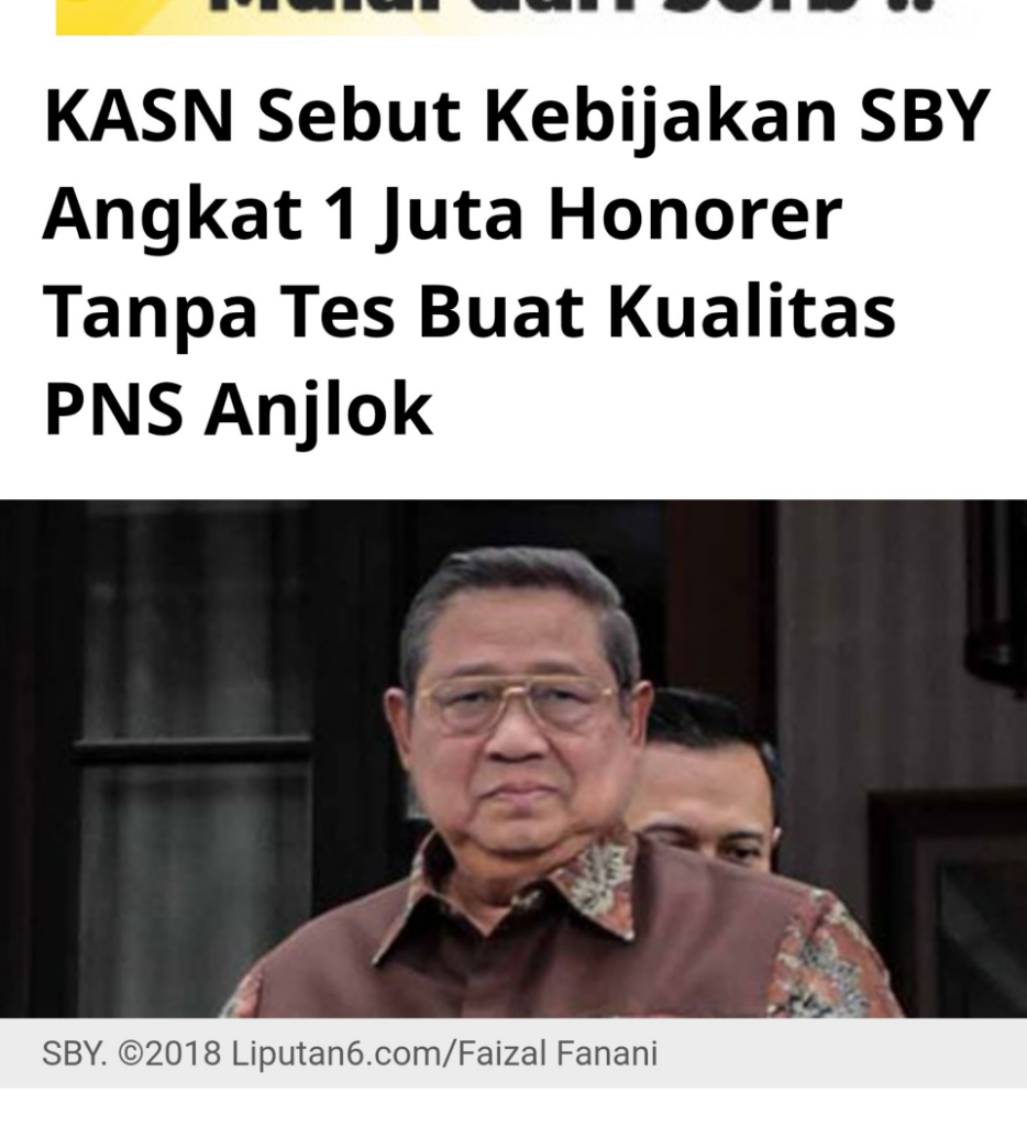 Menteri PAN: Data BKN 97 Ribu PNS Fiktif itu Berita Lama Muncul Lagi, Sudah Selesai