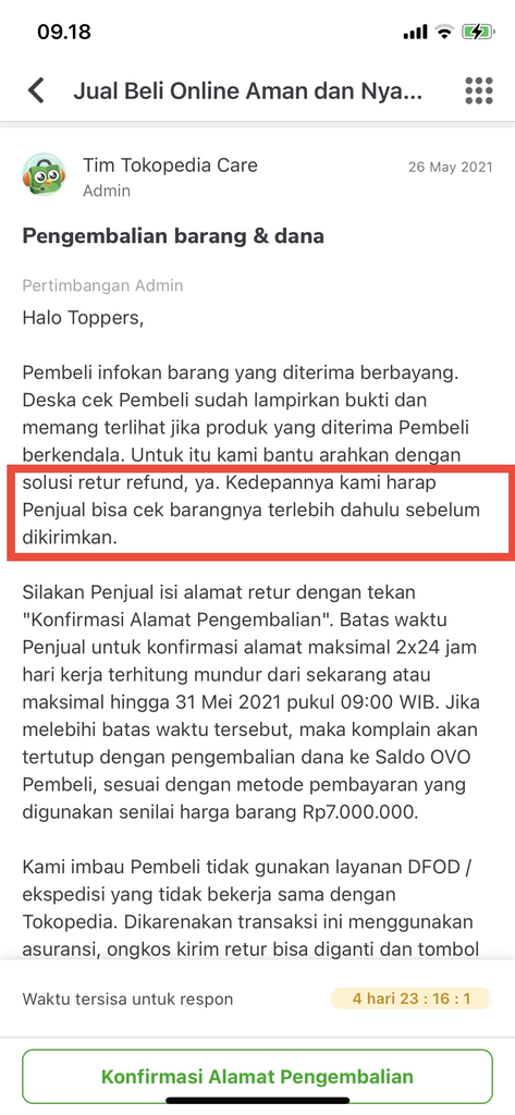 Surat Terbuka untuk Tokopedia yang selalu tidak adil ke Penjual