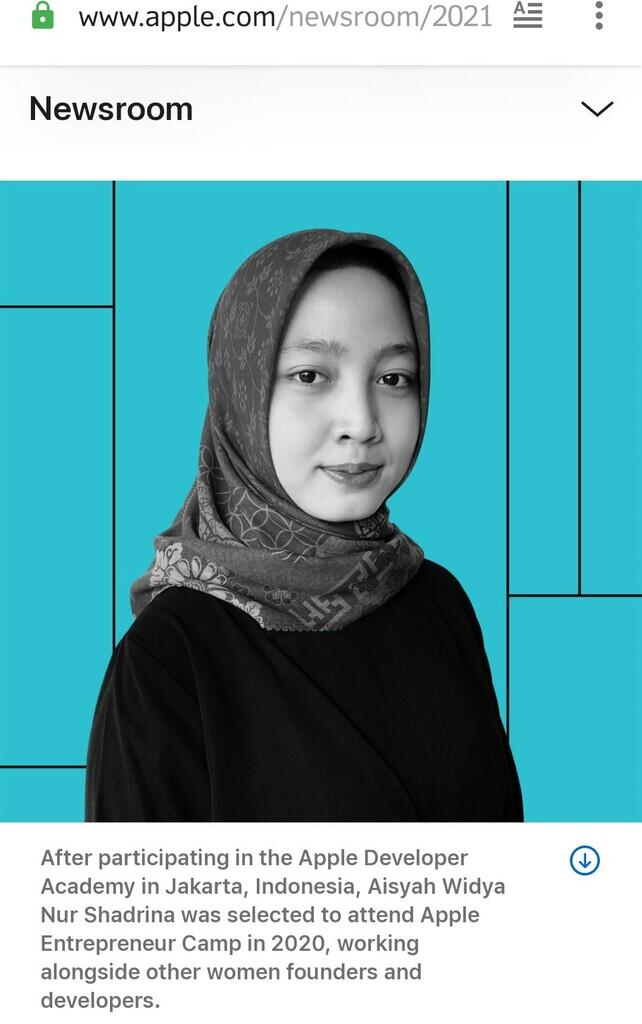 Perempuan Indonesia Ini Bikin Aplikasi yang Pikat Apple