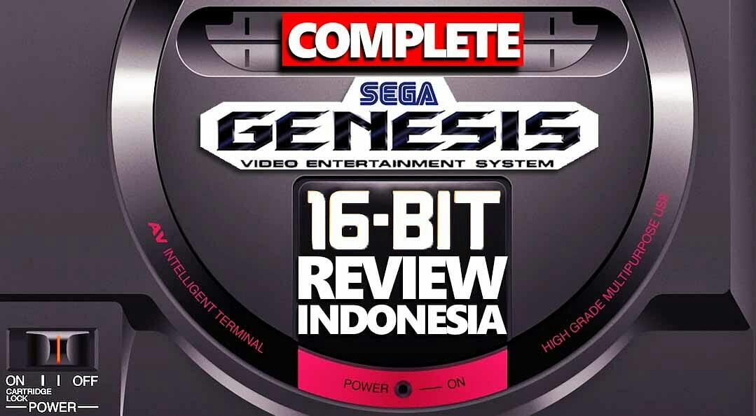 Sega Genesis video game console complete review INDONESIA

