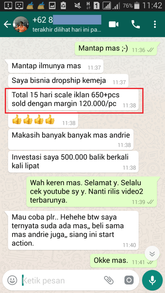 Belajar Digital Marketing 4 IN 1 with coach Andrie Andropia