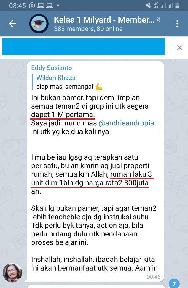 Belajar Digital Marketing 4 IN 1 with coach Andrie Andropia