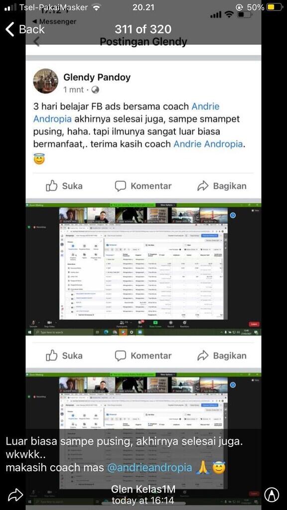 Belajar Digital Marketing 4 IN 1 with coach Andrie Andropia