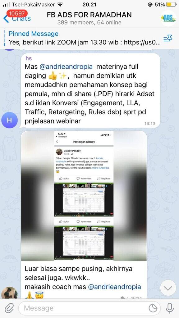 Belajar Digital Marketing 4 IN 1 with coach Andrie Andropia