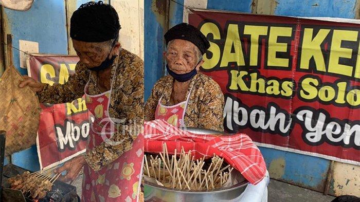 Kisah Mbah Yem, Umur 80 Tahun Masih Jualan Sate Kere di Solo, Pantang Mengeluh