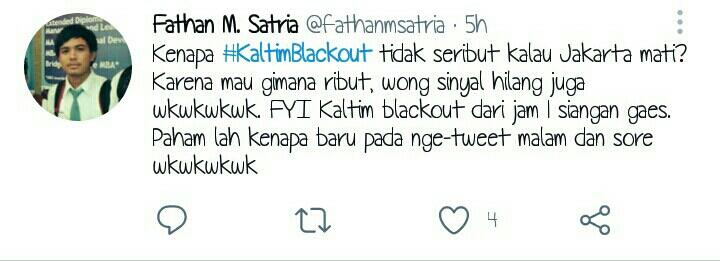 Listrik di Hampir Seluruh Wilayah Kaltim Padam, Tagar #KaltimBlackout Trending