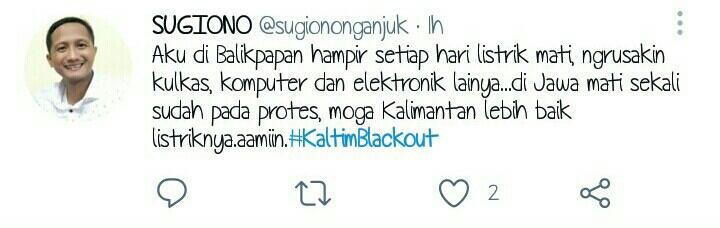 Listrik di Hampir Seluruh Wilayah Kaltim Padam, Tagar #KaltimBlackout Trending
