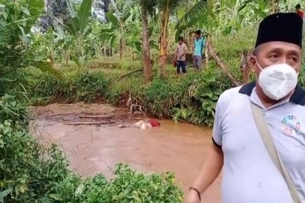 Mayat Pria Mengambang di Sungai Gegerkan Warga Lampung Utara